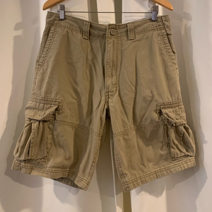 Vtg National‎ Outfitters Cargo Shorts Heavy Pockets Brown Mens Sz 34